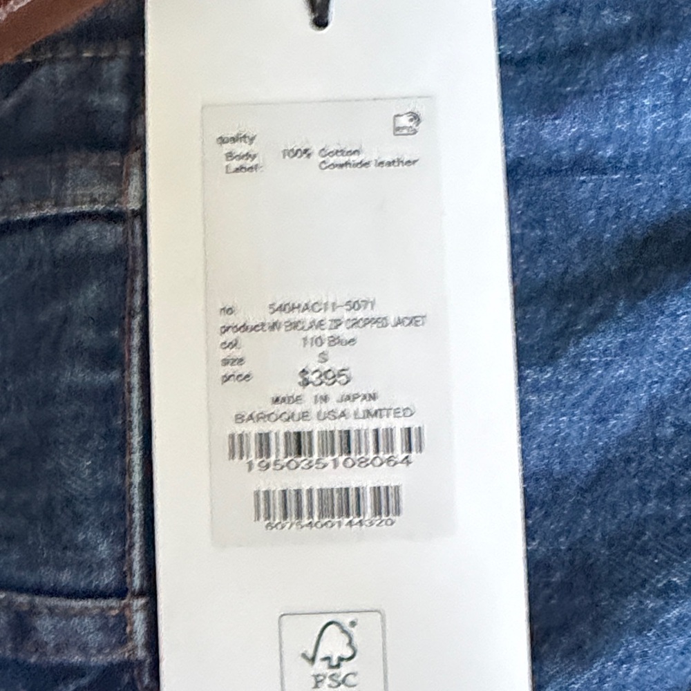 Moussy Dark Blue Denim Jean Jacket - Picture 6 of 7